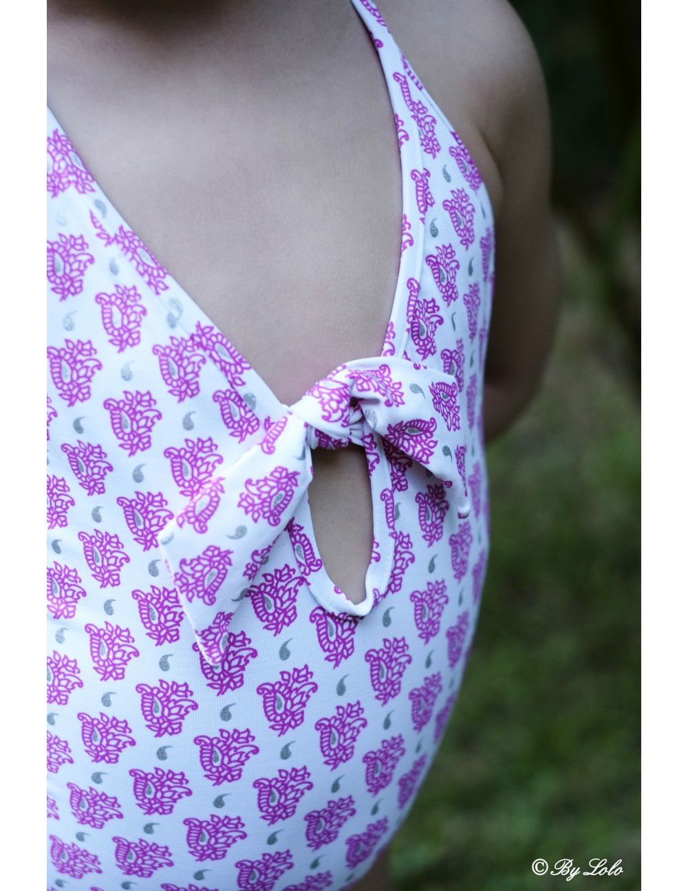 Maillot De Bain Fille Pi Ce Imprim Bandana Princesse Ilou Taille