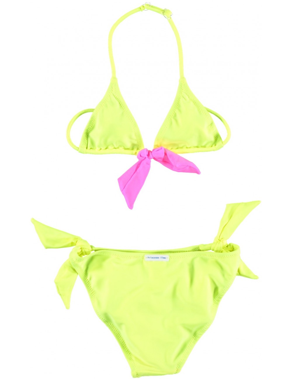 Solid Color Bikini Princesse Ilou Size Y Color Yellow