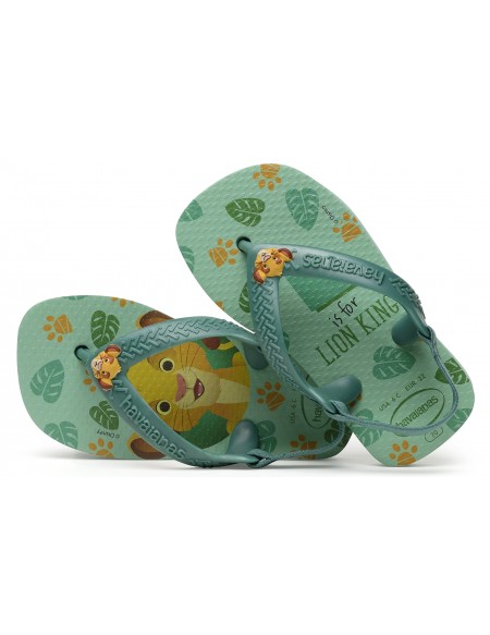 Tongs Bebe Disney Havaianas Couleur Vert Taille 24