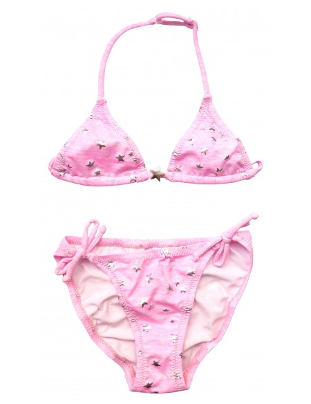Pink star glitter bikini